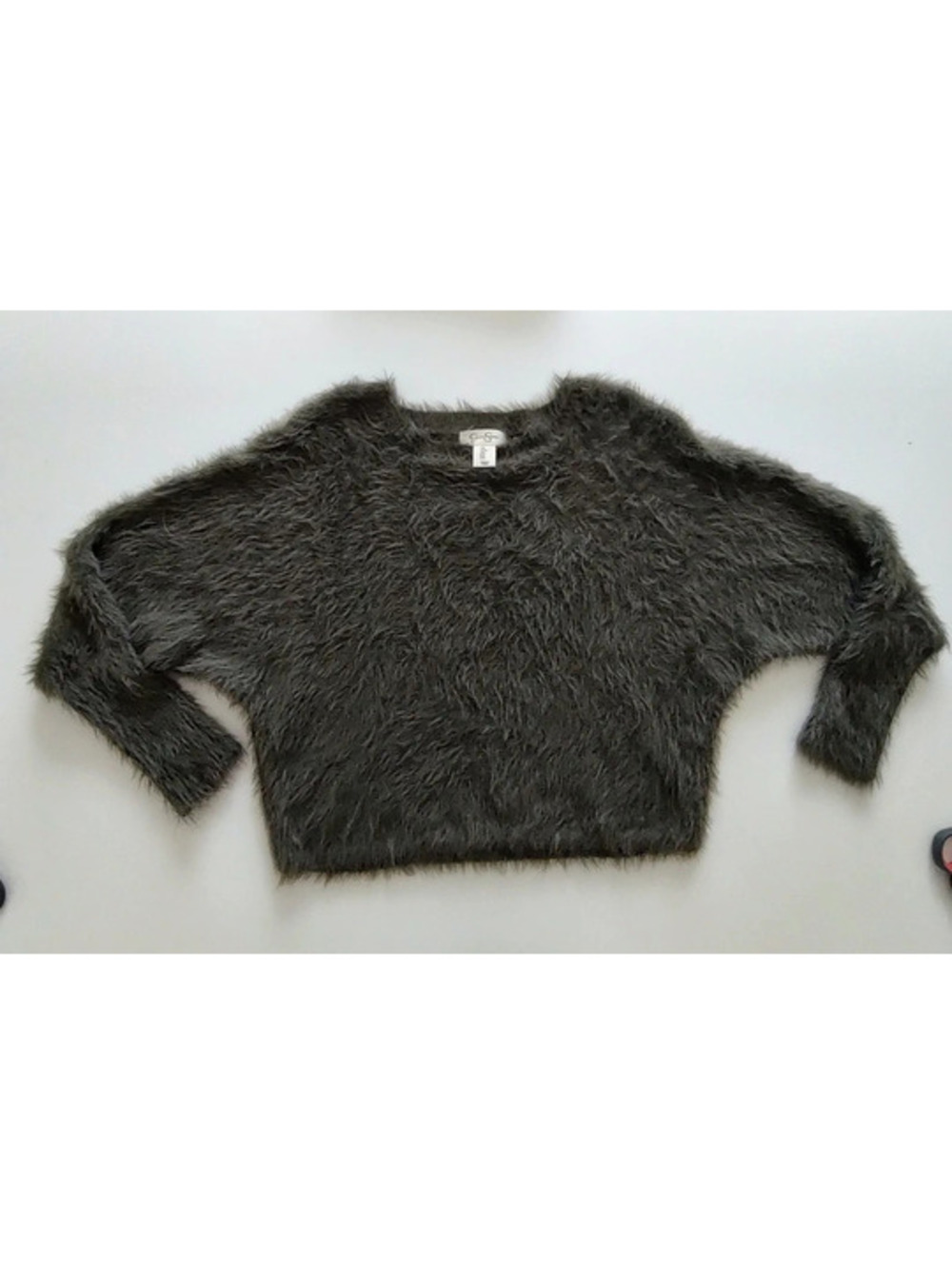 Jessica Simpson Green Soft Hairy Sweater Size S